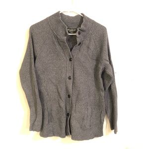 EB Mock Neck Sweater Cardigan
